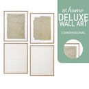 Xid Embossed Framed Wall Art 3D Abstract Textures Ready to Hang Decoration — Deluxe Pieces