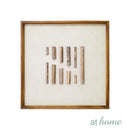 Jara & Jarres Framed Wall Art 3D Solid Wood Rhythm Decoration Ready To Hang — Deluxe Pieces