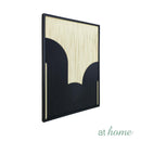 Jamie Framed Wall Art Embossed 3D Ready to Hang Decoration — Deluxe Pieces