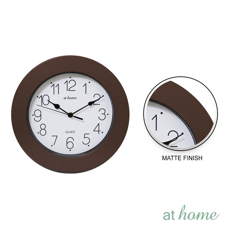 Just Home 12" Wall Clock