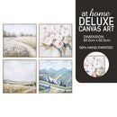 Wolcot & Wolcey or Wendaline & Wendale Framed Canvas Wall Art Decoration Ready To Hang — Deluxe Pieces