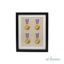 Jake Medal Frame 4 Medals Slot Wall Hanging Display — Essential