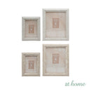 Renda & Riva Picture Frame Stone Finish Design Photo Display – 5x7 or 8x10