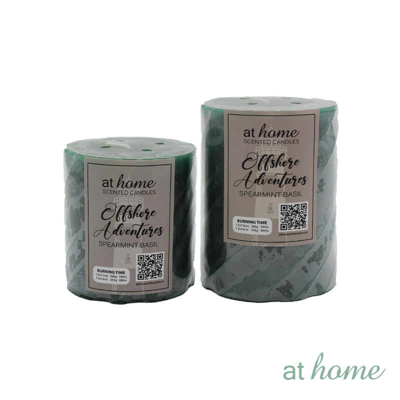 1pc Coastal Wicked Scented Pillar Candle