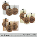 Woven B Scented Pillar Candle