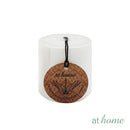 Woven B Scented Pillar Candle
