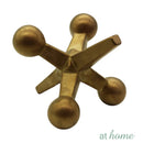 Deluxe Riley Jackstone Ceramic Tabletop Decor