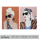 June Canvas Art Set of 2