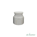 Crisscross and Leaves Metal Oil Burner