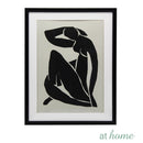 Monochromatic Nordic Abstract Wall Frame