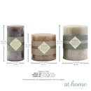 Lush Forest Scented Pillar Candle