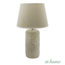 Zephyr Ceramic Table Lamp Linen Shade