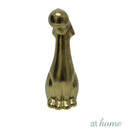 Golden Ceramic Dog Nordic Tabletop Decor
