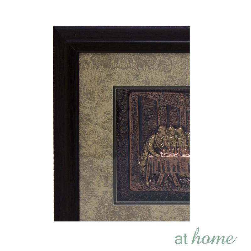 At Home Last Supper Jesus Christ 3D Wall Decoration Dining Frame – Holy God Religious, Small