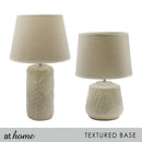Zephyr Ceramic Table Lamp Linen Shade