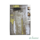 Golden Wheat Deluxe Canvas Frame Wall Art