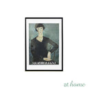 Monochromatic Nordic Abstract Wall Frame