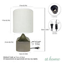 Zeeta 6" Ceramic Table Lamp