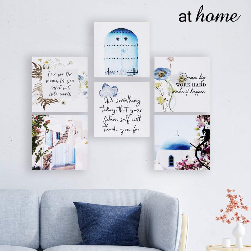 At Home Ready to Hang Canvas Set Frame - Janine B Wall Art Decor