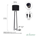 Anton 58" Metal Floor Lamp