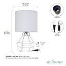 Avery Metal Table Lamp 13"