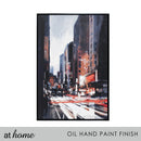 City Of Lights Deluxe Canvas Frame Wall Art