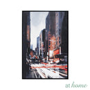 City Of Lights Deluxe Canvas Frame Wall Art