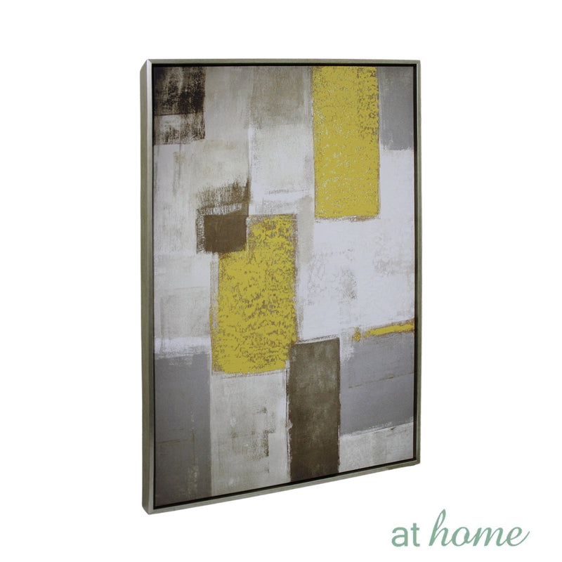 Draft Of Gold Deluxe Canvas Frame Wall Art