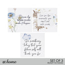 At Home Ready to Hang Canvas Set Frame - Janine A Wall Art Decor
