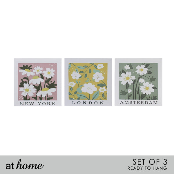 June Set of 3 - Canvas Frame