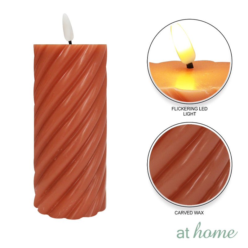 Witty 3D LED Pillar Candle