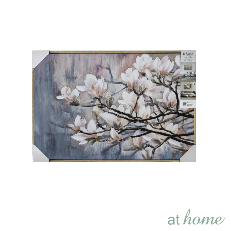 Blossoming Flower Deluxe Wall Art