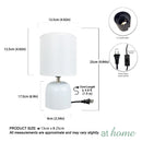 Zahira 5" Ceramic Table Lamp