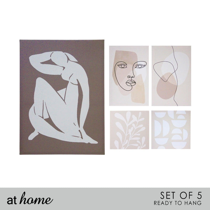 Set of 5 Julien Canvas Frame Set