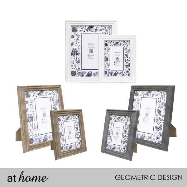 At Home Bea Modern Picture Frame Border Design Photo Display – 5x7 & 8x10