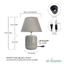 Zephyr Ceramic Table Lamp 16"