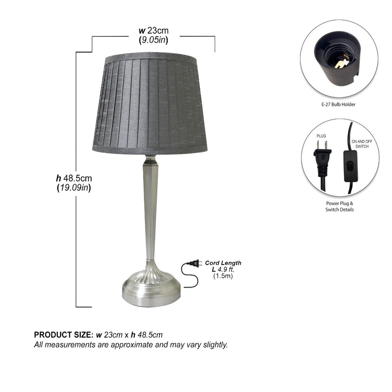 Gerald 19" Metal Table Lamp