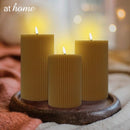 William 3D LED Pillar Candle