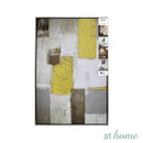 Draft Of Gold Deluxe Canvas Frame Wall Art