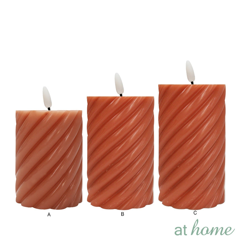 Witty 3D LED Pillar Candle