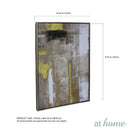 Golden Wheat Deluxe Canvas Frame Wall Art