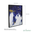 Soft Splashes Deluxe Canvas Frame Wall Art