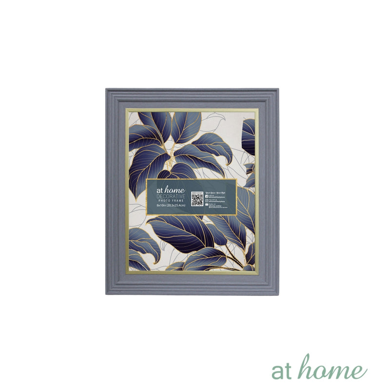 At Home Baris Modern Picture Frame w/ White Lining – Border Design Photo Display