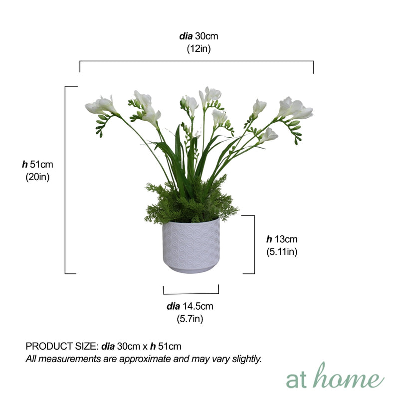 Horrace Freesia Artificial Potted Plant