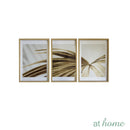 Ray Of Gold Nordic Wall Frame Set of 3