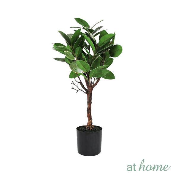 Chad Artificial Rubber Tree Potted Plant