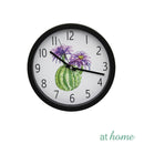 Whalien Analog Colorful Silent Wall Clock 10"