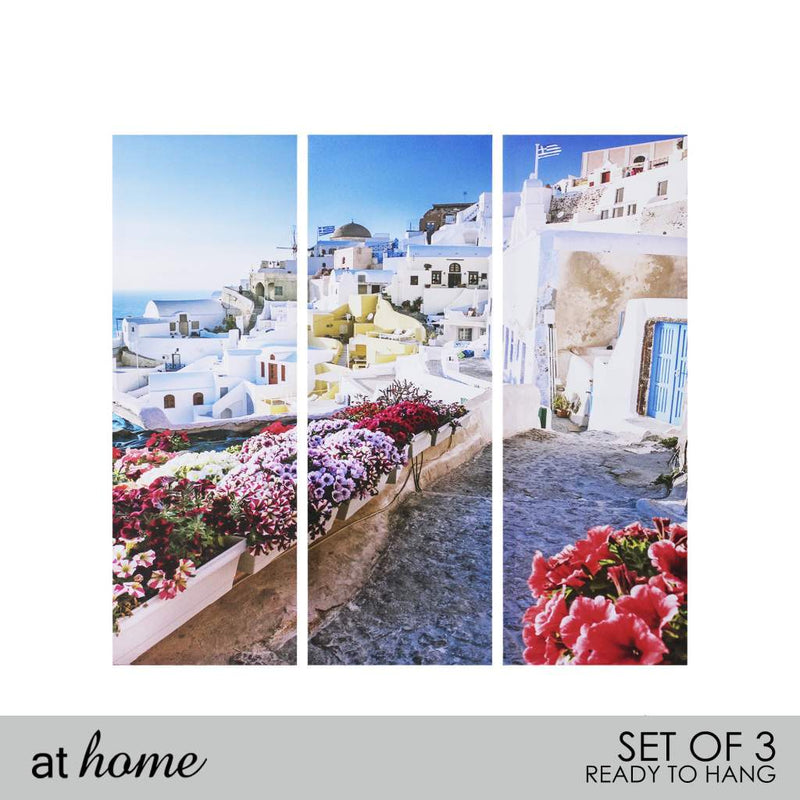 At Home Ready to Hang Canvas Set Of 3 Frame - Janeya Wall Art Decor