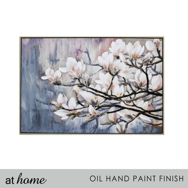 Blossoming Flower Deluxe Wall Art