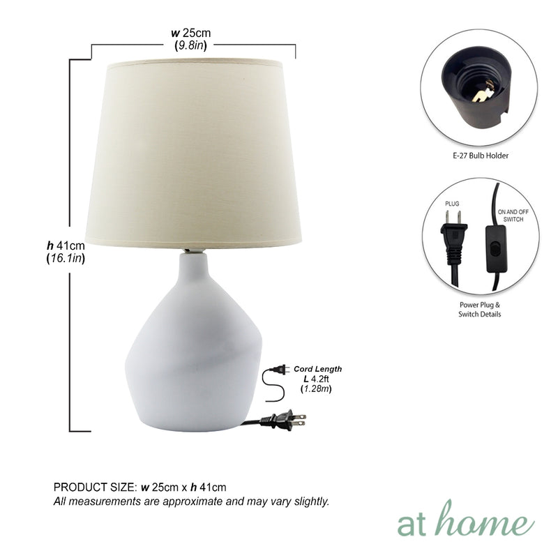 Xandra 16" Ceramic Table Lamp